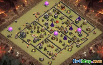 Top Town Hall 9 Base Layouts with Link #37227