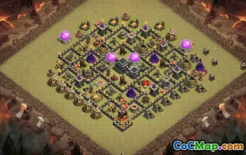 Top Town Hall 9 Base Layouts for Clash of Clans #37229