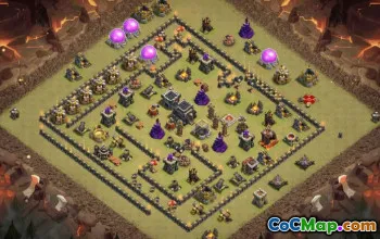 Top Town Hall 9 Base Layouts for Clash of Clans #37230