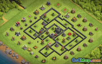 Best Town Hall 9 Base Layout Copy & Map #37253