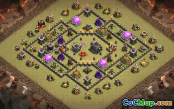 Top Town Hall 9 Base Layouts for Clash of Clans #37258