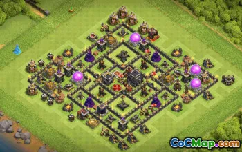 Top Town Hall 9 Base Layouts for Clash of Clans #37260