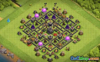 Top Town Hall 9 Base Layouts with Link #37261
