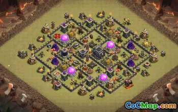 Top Town Hall 9 Base Layouts with Copy Link #37266
