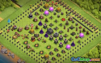 Top Town Hall 9 Clash of Clans Base Layouts #37330