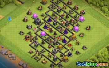 Top TH9 Base Layouts with Copy Links #37341