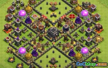 Top Town Hall 9 Base Layouts for Clash of Clans #37364