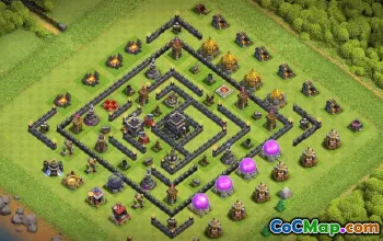 Top TH9 Base Layouts with Copy Links for Clash of Clans #37386