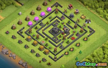 Top Town Hall 9 Base Layouts for Clash of Clans #37390
