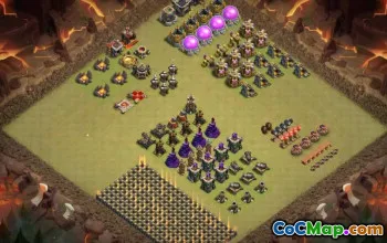 Top Town Hall 9 Base Layouts for Clash of Clans #37397