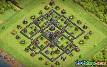 Top TH9 Base Layouts for Clash of Clans #37429