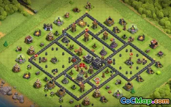 Best Town Hall 9 Base Layouts with Copy Links #37430