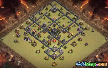 Copy TH9 Base Layouts for Clash of Clans #37434