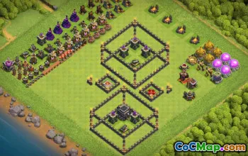 Top Town Hall 9 Base Layouts to Copy #37460