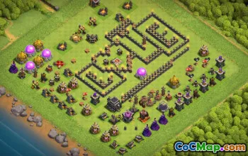 Best Town Hall 9 Base Layouts with Copy Link #37461