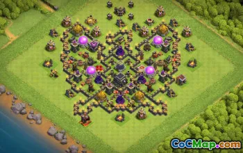 Ultimate Town Hall 9 Base Layouts with Link #37462