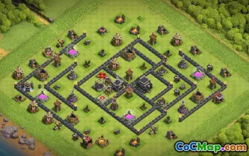 Town Hall 9 Copy Base Layouts for Clash of Clans #37471