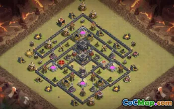 Top TH9 Base Layouts with Copy Link #37473
