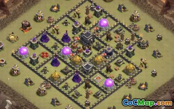 Copy TH9 Base Layouts for Clash of Clans #37487