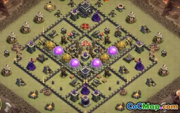 Best Town Hall 9 Base Layouts with Copy Link #37489