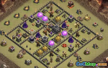 Best TH9 Clash of Clans Base Layouts with Links #37491