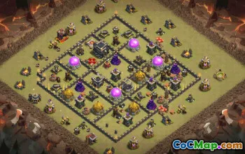 Copy TH9 Base Layouts for Clash of Clans #37541