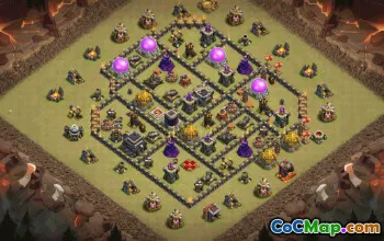 Top Town Hall 9 Base Layouts with Link #37543