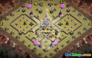 Top Town Hall 9 Base Layouts for Clash of Clans #44555