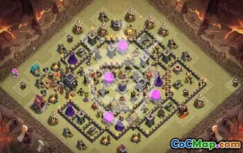 Top Town Hall 9 Clash of Clans Base Layouts #45064