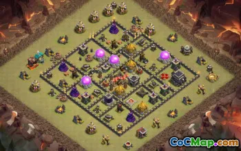 Copy Town Hall 9 Base Layouts with Link #46016