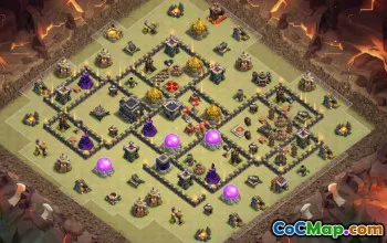 Town Hall 9 Copy Base Layouts with Link #46019