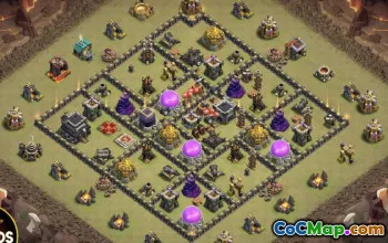 Copy Town Hall 9 Base Layouts for Clash of Clans #46838