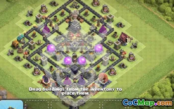 Top Town Hall 9 Base Layouts & Maps #48485