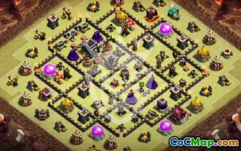 Top TH9 Base Layouts with Copy Links #51606