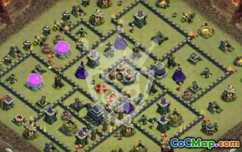 Top Town Hall 9 Base Layouts for Clash of Clans #51618