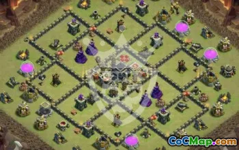 Top Town Hall 9 Base Layout Copy & Link #51631