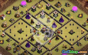 Top CoC Town Hall 9 Base Layouts with Links #51971