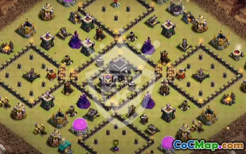 Top Town Hall 9 Base Layouts with Copy Links #51975