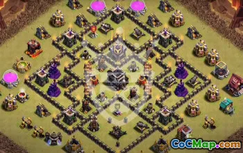 Top Town Hall 9 Base Layouts with Copy Link #52021