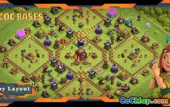 Top Anti 2 Star Base TH10 Layouts for Clash of Clans #22548