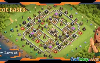 Top Anti 2 Star Base TH11 with Links - Clash of Clans #22206