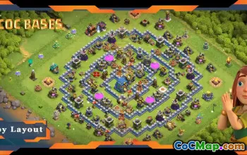Top Anti 2 Star Base TH12 with Link - Clash of Clans #22103