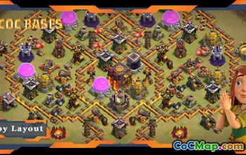 Top Anti 2 Star TH10 Base Designs for Clash of Clans #22518