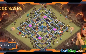 Top Anti 2 Star TH12 Base Layouts for War & CWL - COC #22136