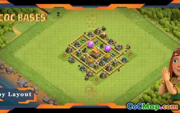 Top Anti 2 Star TH5 Base: Hybrid & Farming Layouts #19732