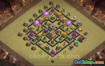Top Anti 2 Stars Base TH8 for 2025 - Clash of Clans #26646