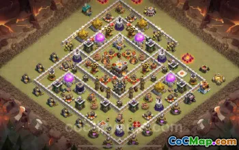 Top Anti 2 Stars TH11 War Base 2024 | Clash of Clans #20399