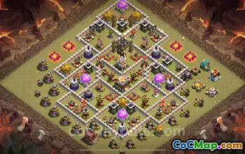 Top Anti 2 Stars TH11 War Base 2025 - Clash of Clans #20136
