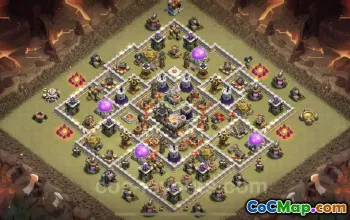 Top Anti 2 Stars TH11 War Base - Clash of Clans #25348