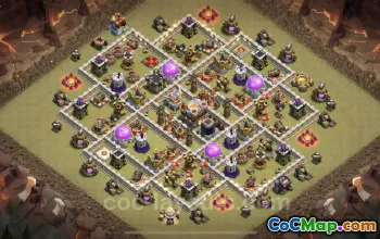 Top Anti 2 Stars TH11 War Base Link - Clash of Clans #20441